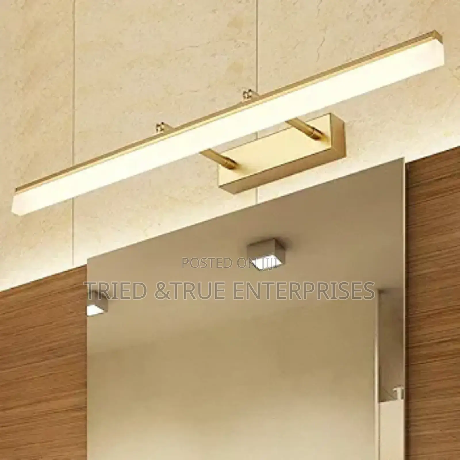 Unique Design Modern Gold Led Mirror Front Light Kj8y