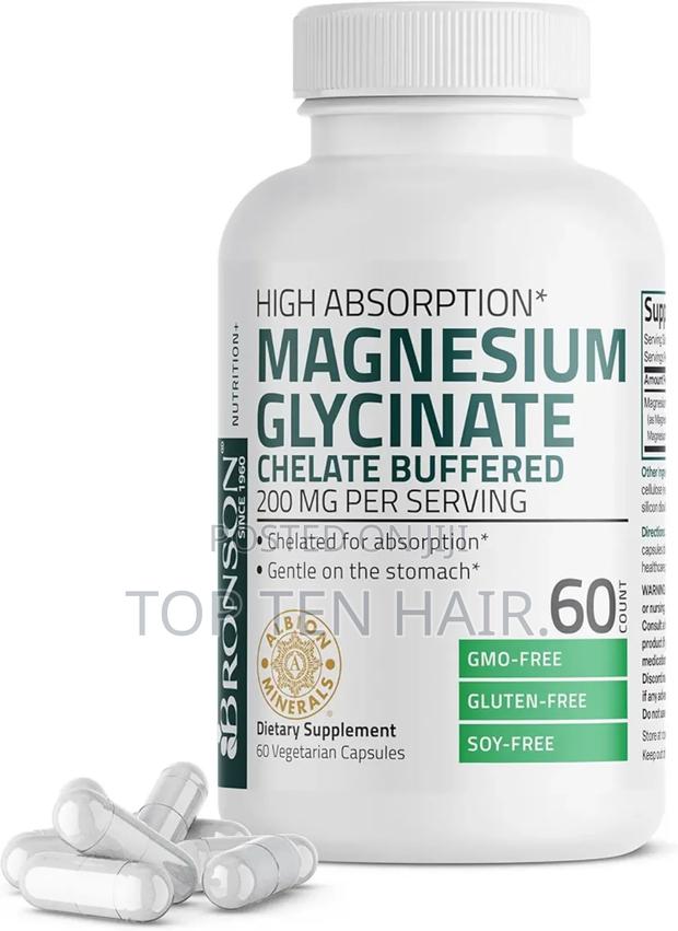 Bronson Magnesium Glycinate 200 Mg Per Serving