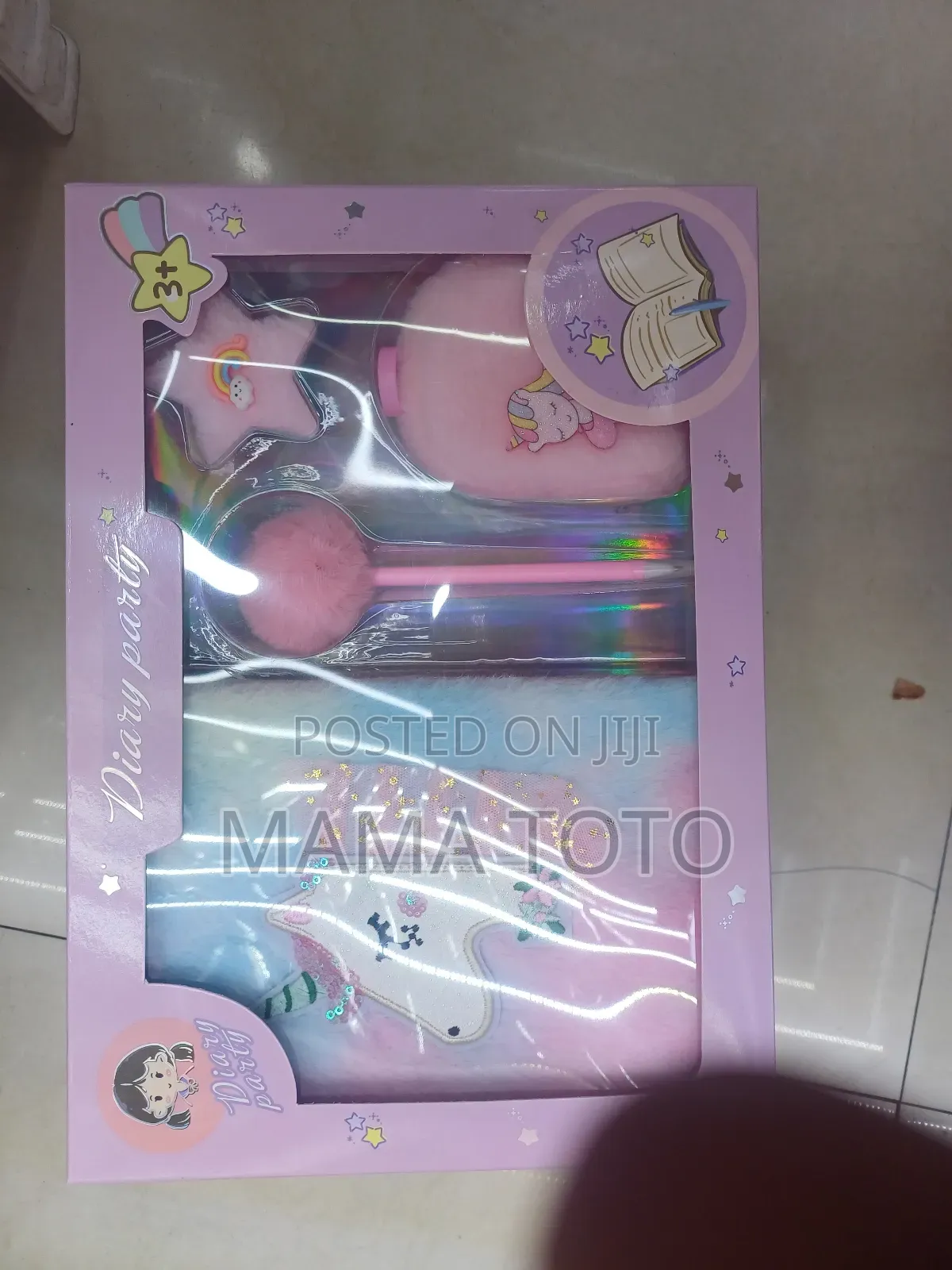Fluffy Notebooks With Accessories