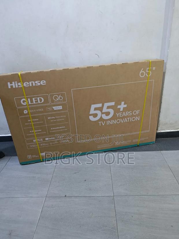 Hisense 65"Inches Q6 Series Qled Smart Tv+ 1 Year Warranty