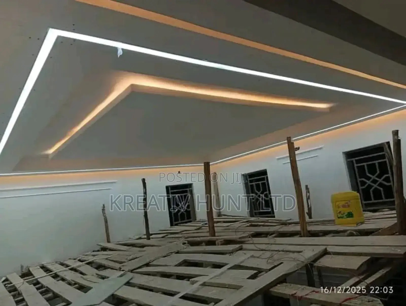Cabinetry and Gypsum Ceiling