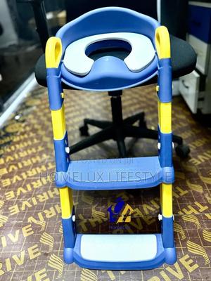 Elegant Kids Toilet Training Seat With a Ladder Fq8k