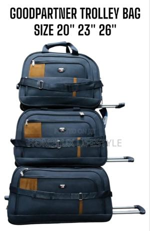 Vintage 3pcs Good Partner Trolley Travel Bags Dq8