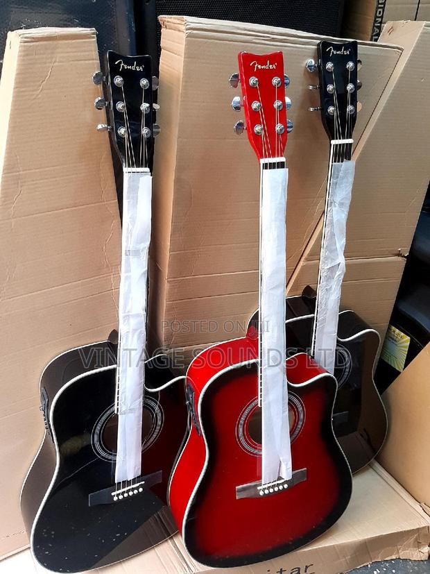 Fender Semi Acoustic Box Guitar Size Full - thumbnail 3