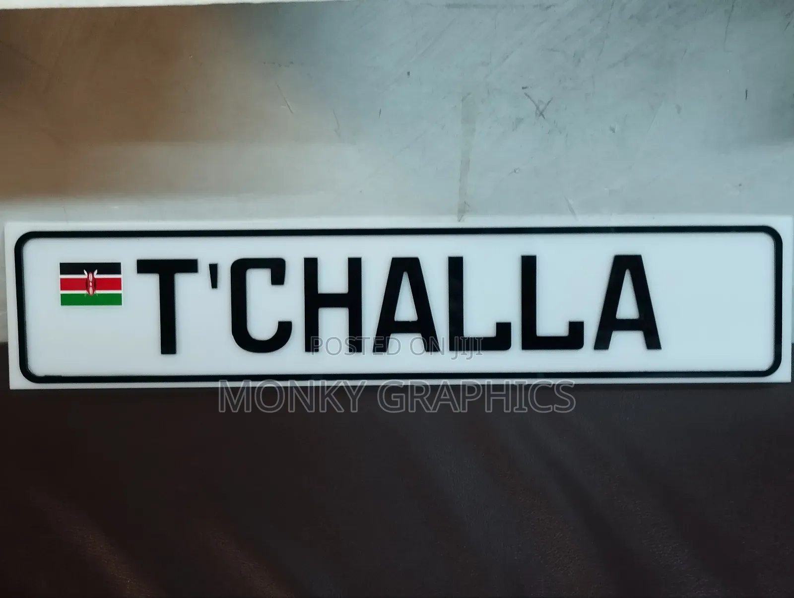 Customized 2d Perspex Nameplate/Numberplates