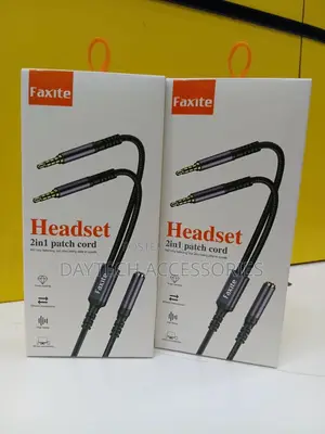 3.5mm Headset 2-in-1 (Audio/Microphone Splitter Cable).