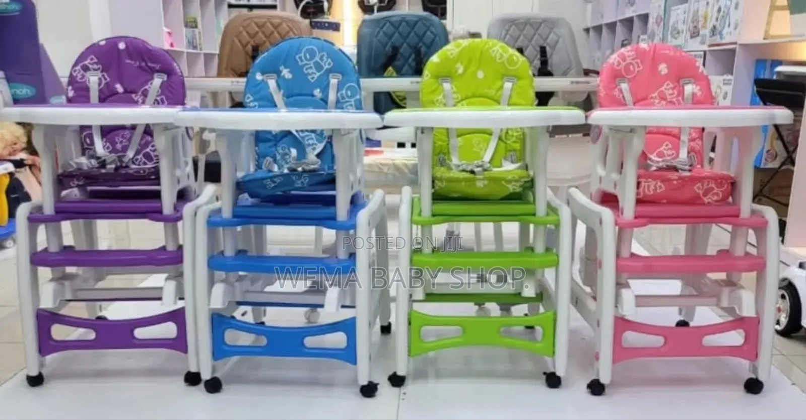 Multifunction 5 in 1 Baby Wheeled Convertible Feeding Chair