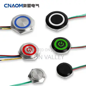 Short Body Waterproof Push Button Momentary Metal Switch