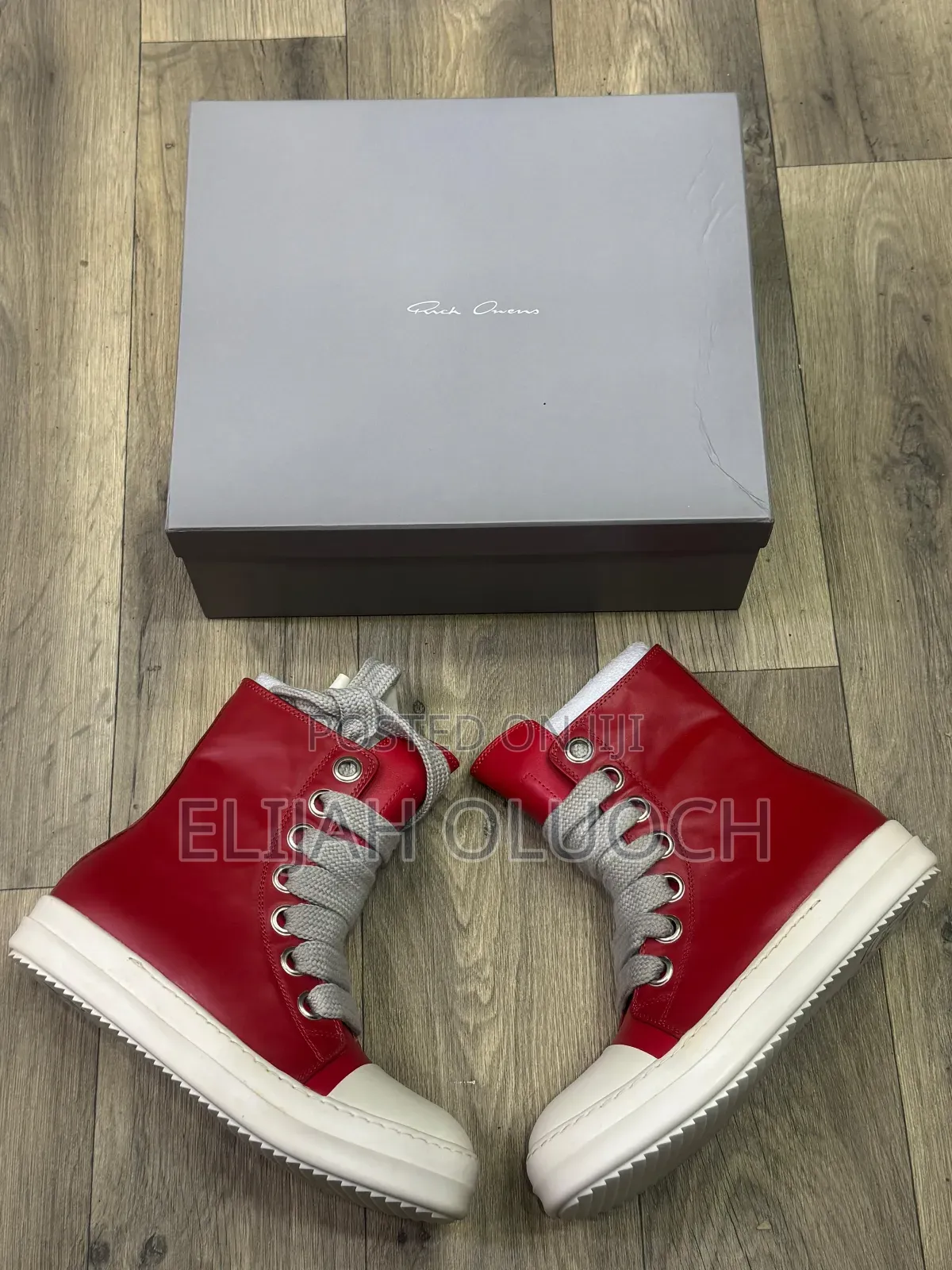 High Top Rick Owen Boots