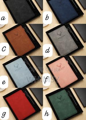 A5 Leather Journal and Pen Gift Set. - main view