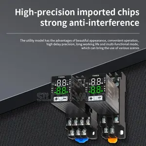 Digital Time Delay Relay H3y-4 LCD Time Relay Ac 220v