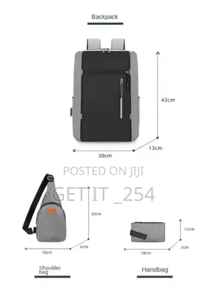 *Big Capacity Casual 3 In 1 Laptop/School Backpack*


♦Set Of 3