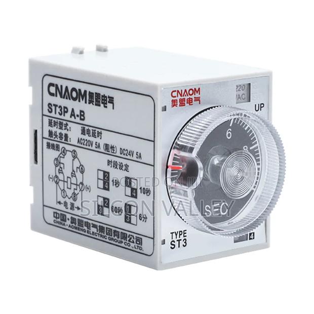 Multifunctional Time Delay Relay With Ac Power Supply With Base Socket