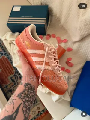 Adidas X Bad Bunny Gazelle Indoor Shoes in the "Cabo Rojo" Colorway,