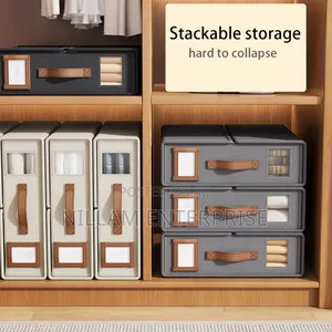 Stackable Fabric Closet Storage