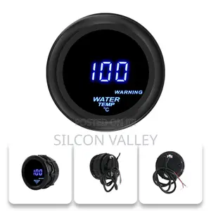52mm Auto Water Temperature Meter 40-150 Celsius Water Temp Blue Light