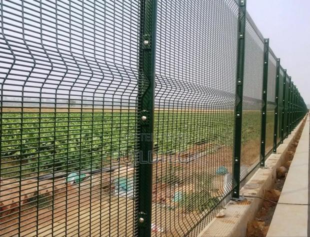 Welded Mesh Anti- Climp Fence - main view