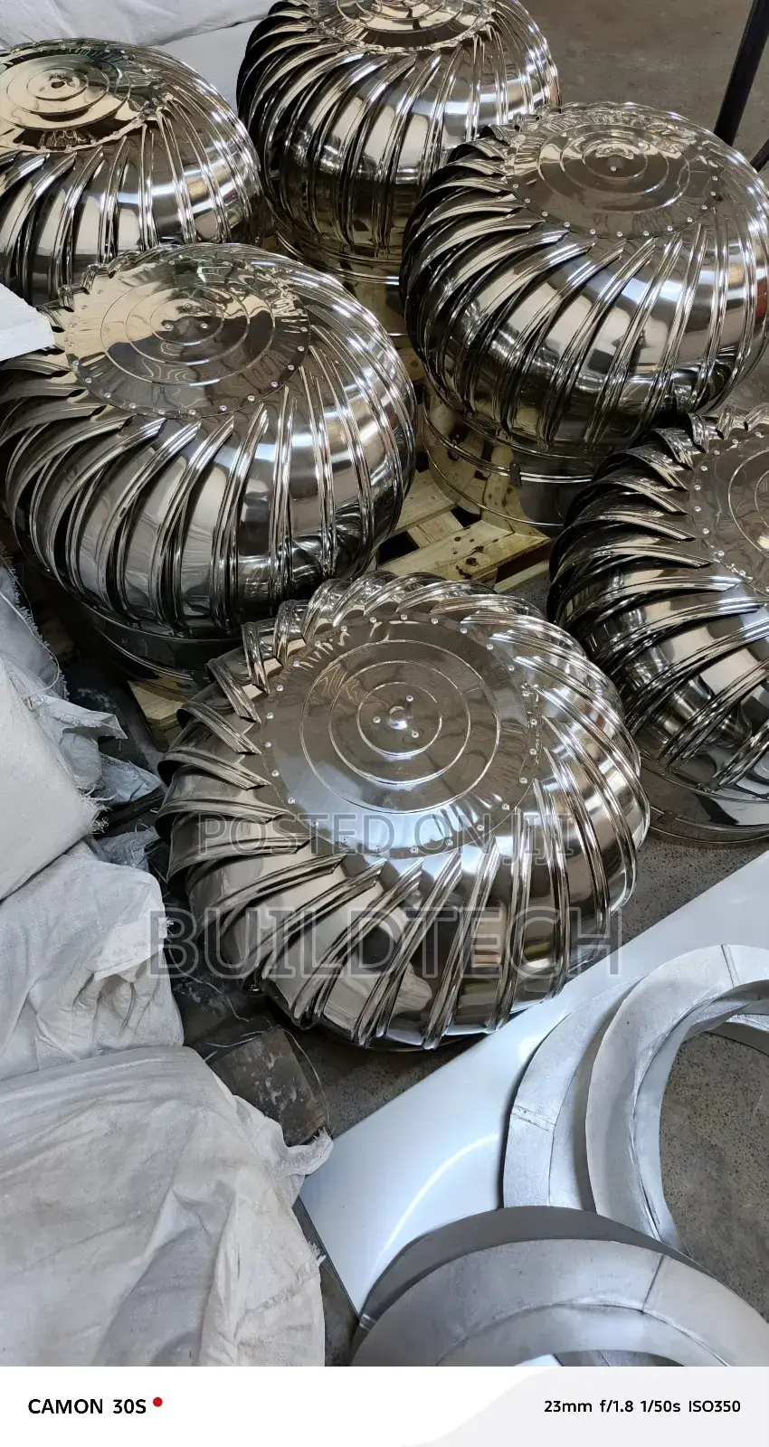 600mm Wind Driven Ventilator