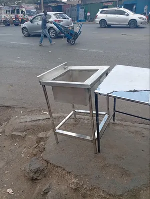 Single Bowl Stainless Steel Sink.