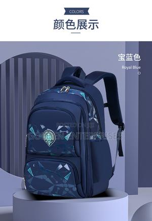 Navy Blue Quality Waterproof School Bag Grade 1-6 - thumbnail 2