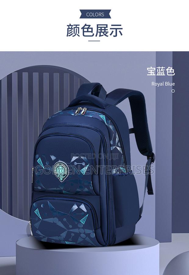 Navy Blue Quality Waterproof School Bag Grade 1-6 - main view