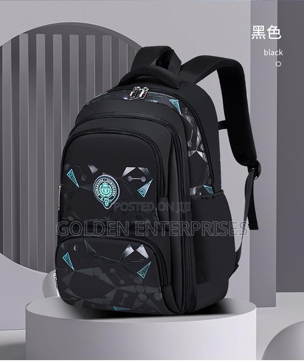 Black Quality Waterproof School Bag Grade 1-6 - main view