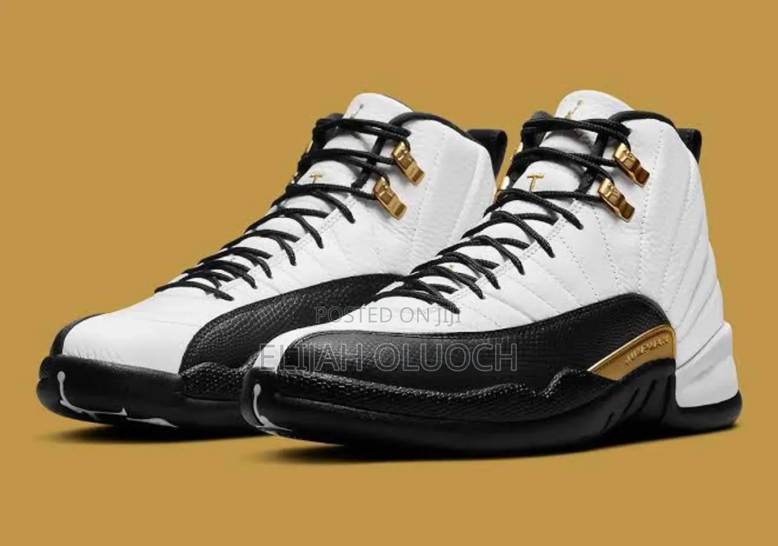 Air Jordan 12 Retro "Royalty Taxi" Sneakers.