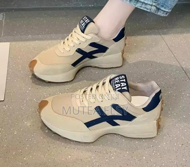 Green,Grey,White Black Fancy Ladies Sneakers - thumbnail 4