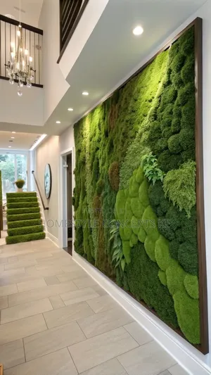 Wall Decorative Vertical Moss Flowers Grass Backdrops Turfgrass