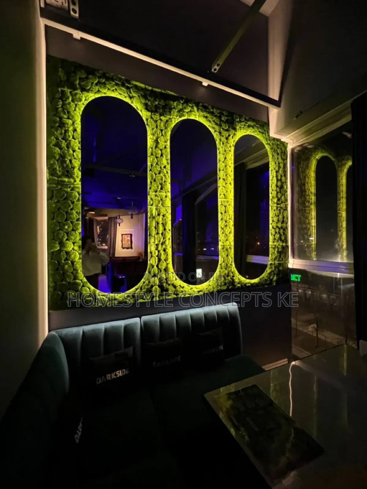 Wall Decorative Vertical Moss Flowers Grass Backdrops Turfgrass