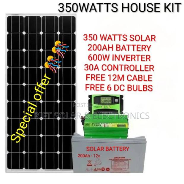 New 350 Watts Special Full Home Solar Package - main view