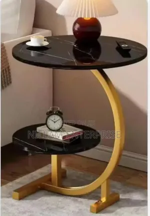 C-Shaped Side Table