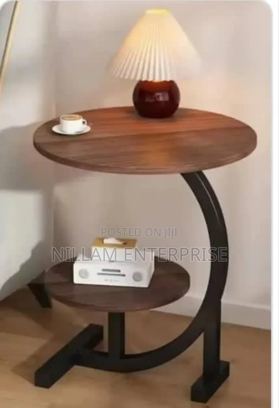 C-Shaped Side Table