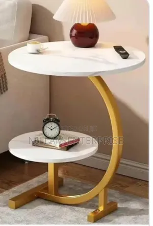 C-Shaped Side Table