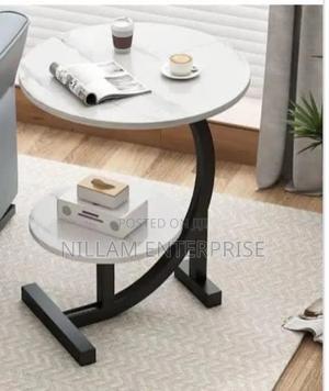 C-Shaped Side Table