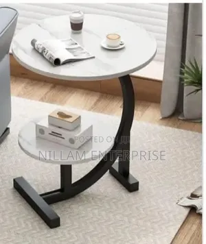 C-Shaped Side Table