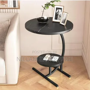 C-Shaped Side Table
