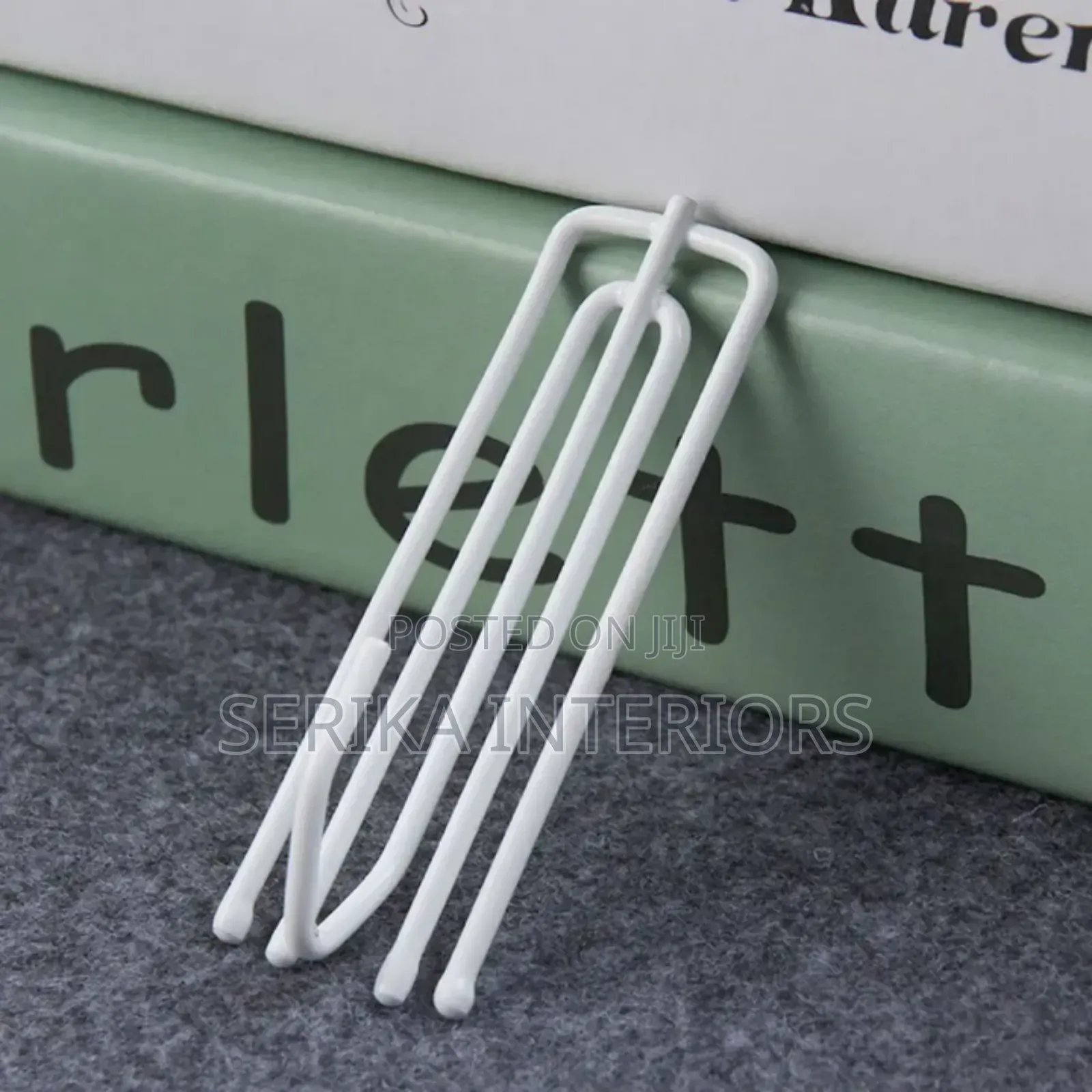 White 3 Pin Hooks 3 Pin Hooks Environmental Friendly Justice