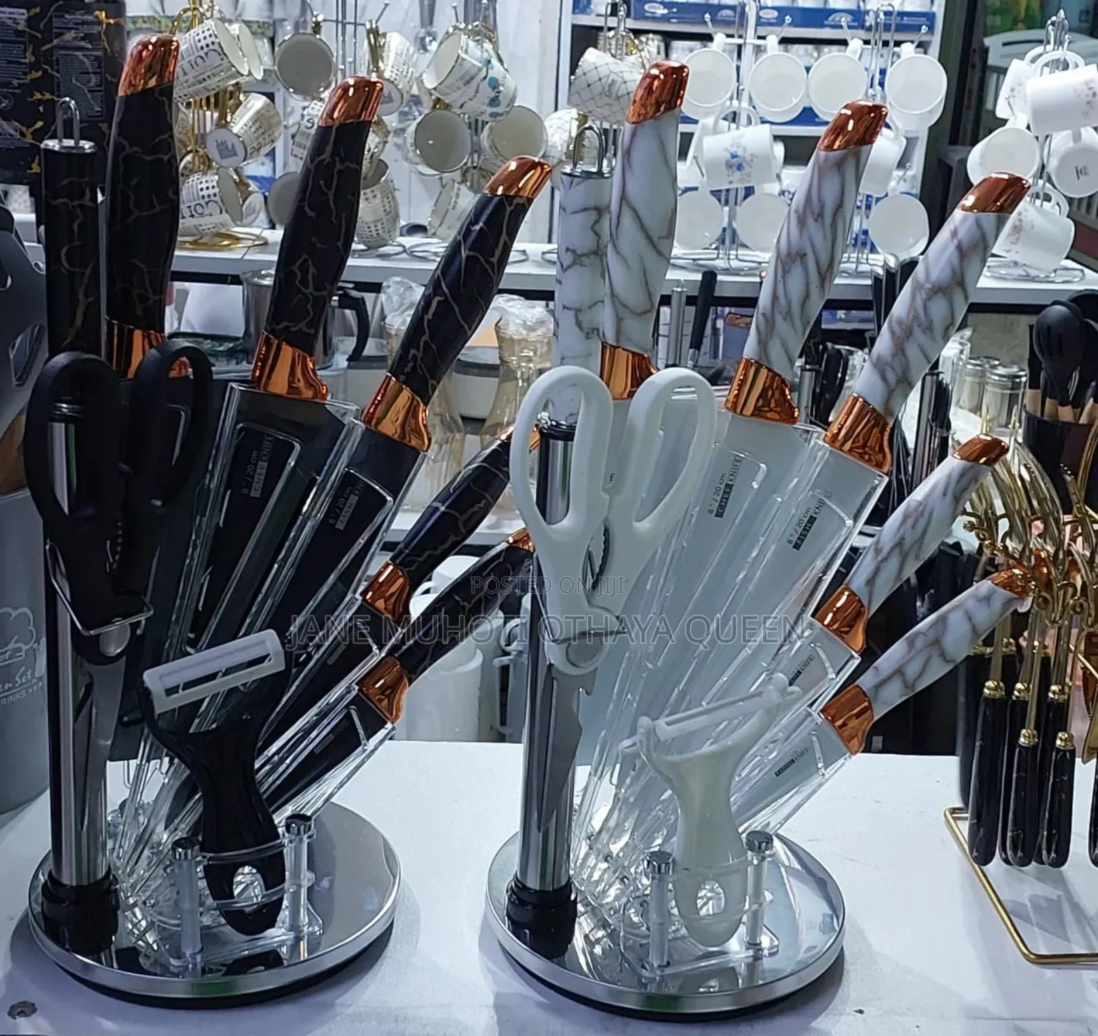 Marble Knife Set