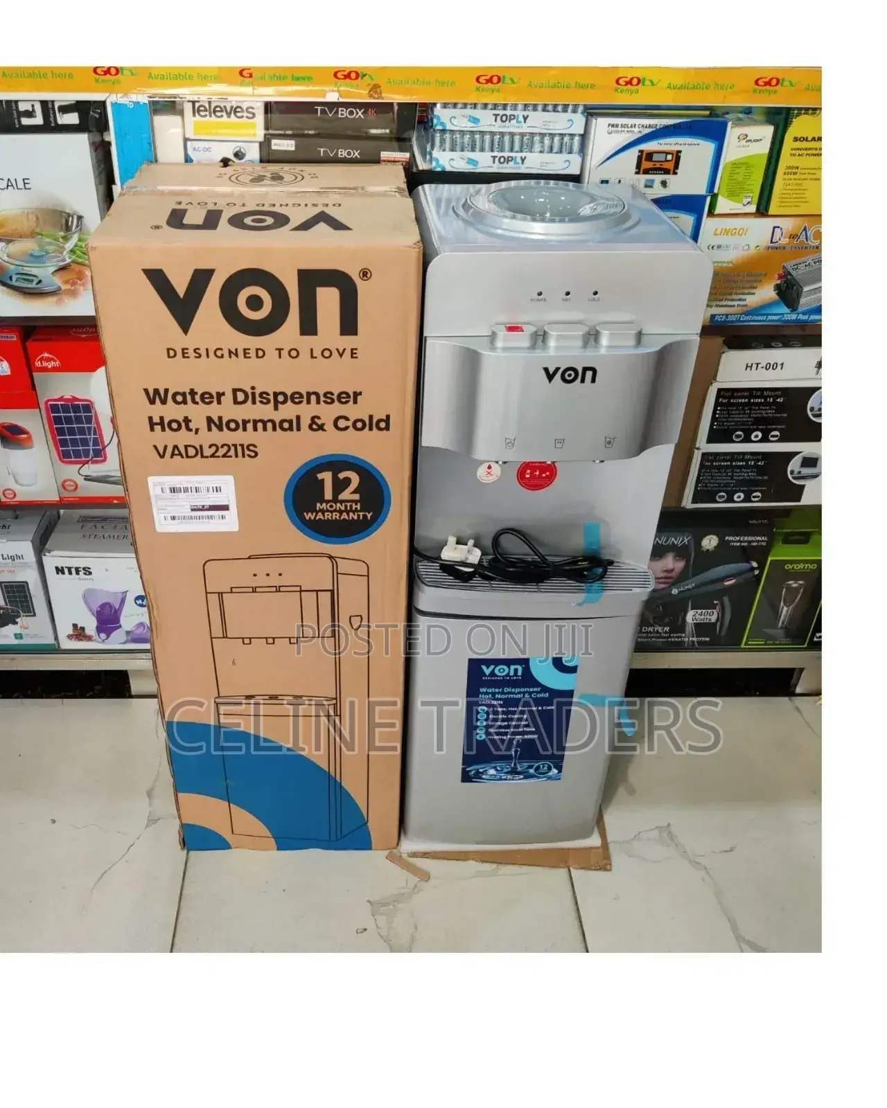 *Von Dispenser Hot, Normal and Cold (Silver)