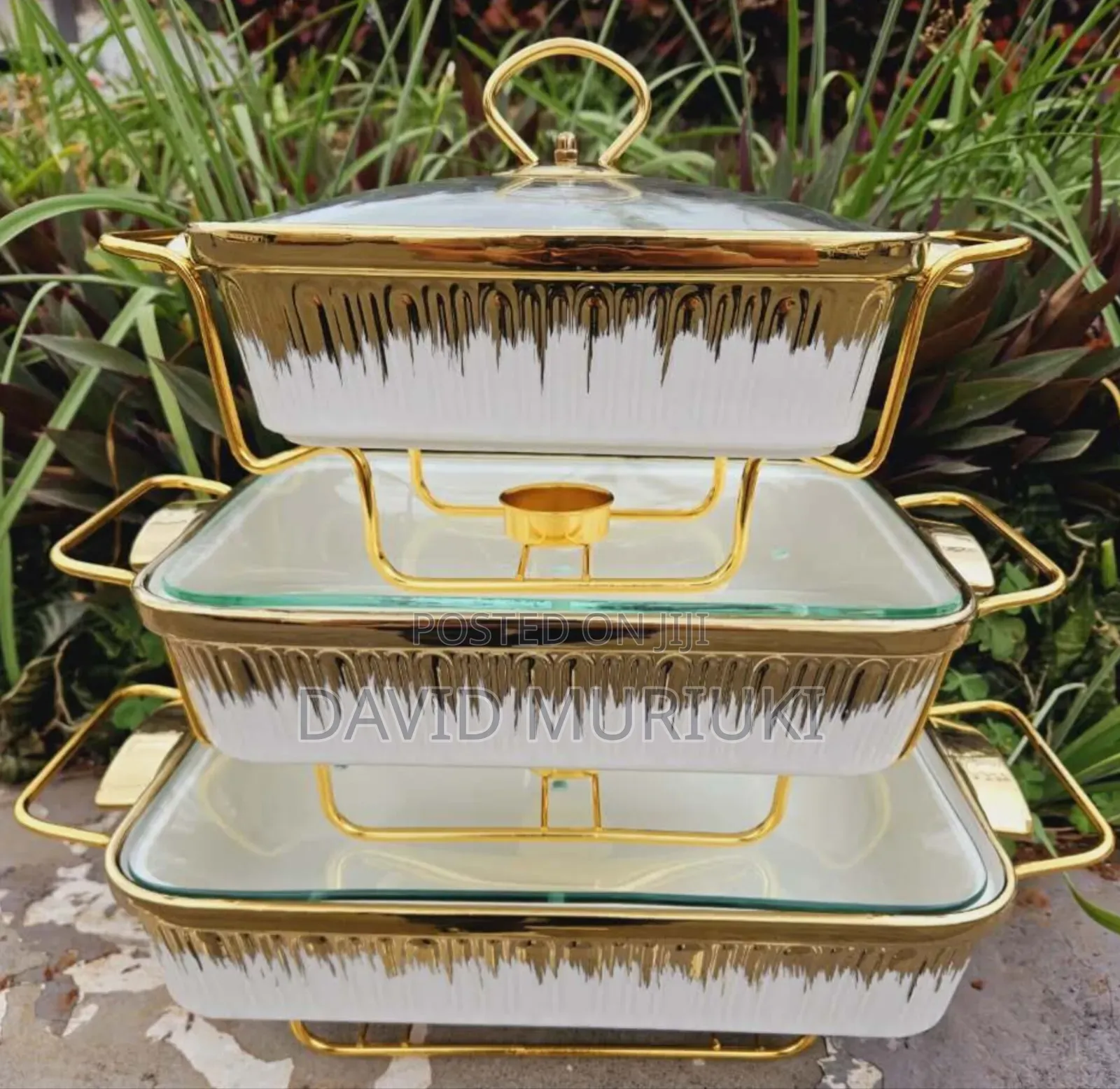 Modern Ceramic Cheffing/Serving Dishes ,3 PCS Per Set