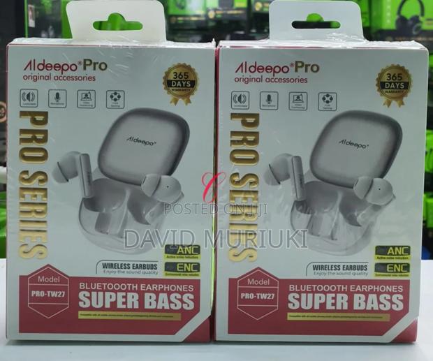 Aldeepo Pro-Tw27 Anc Super Bass TWS Bluetooth Earbuds