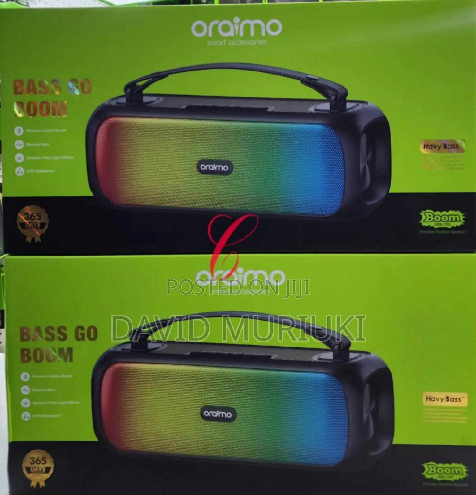 Oraimo Boom Obs-75d Bass Go Boom Speaker Available