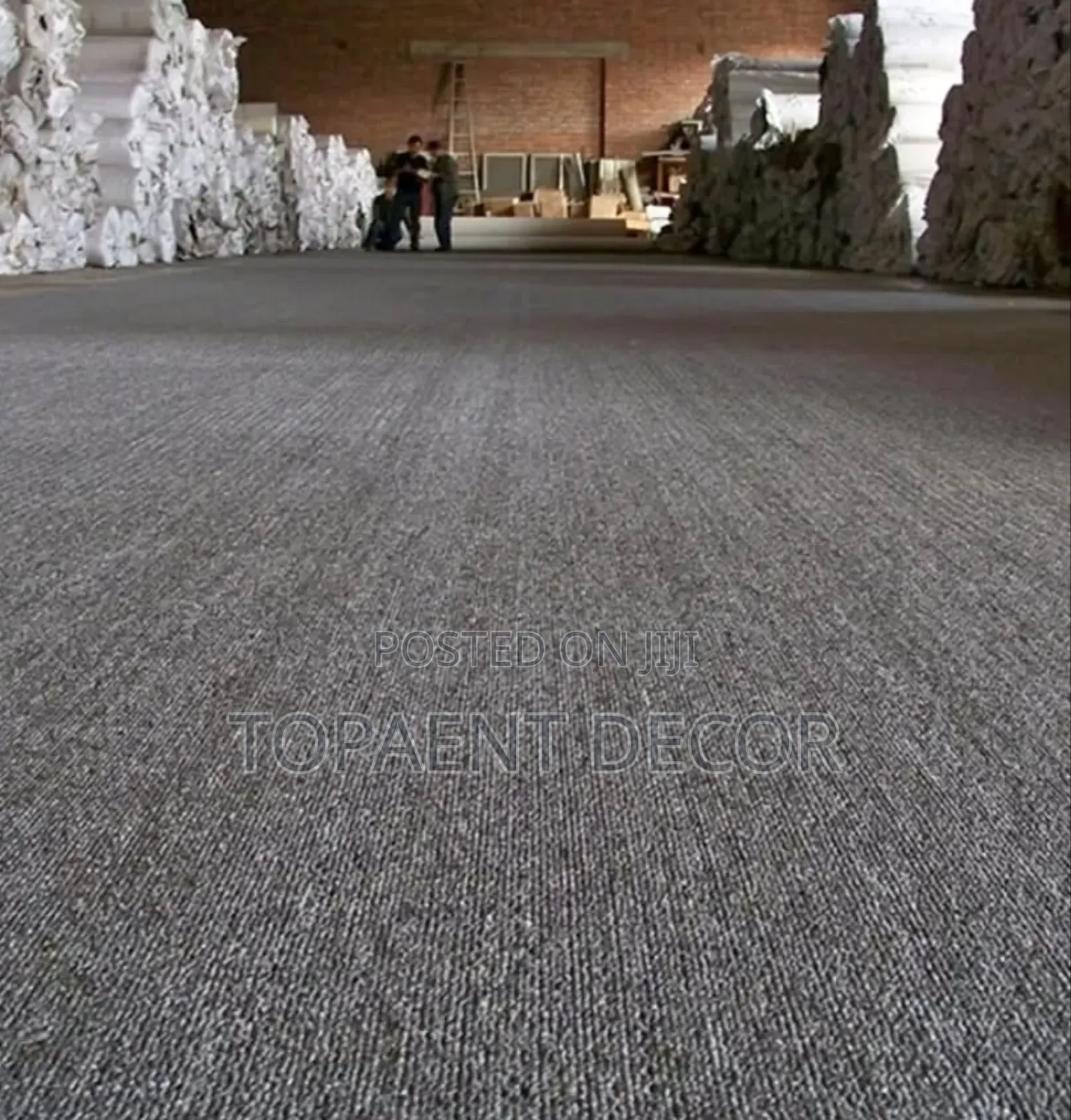Dark Grey Wall To Wall 4mm Thick Storage Room Wall To Wall Carpets