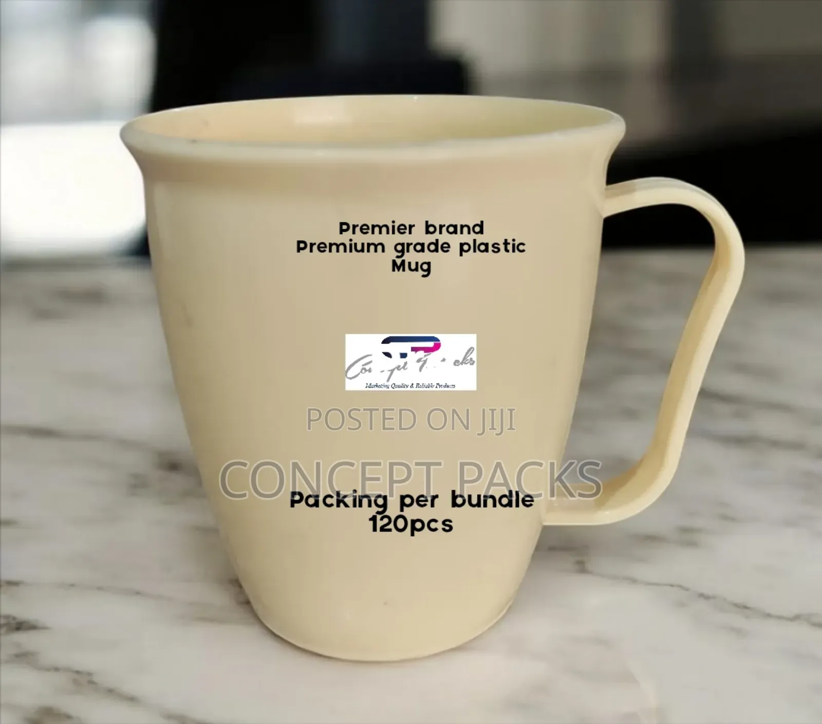 120pcs - Premier High Grade Plastic Mug