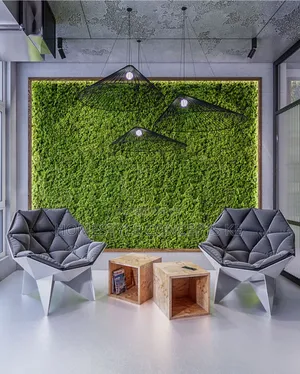 Modern Artificial Flowers Grass Backdrops Turfgrass Wall Greenery.