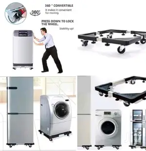 138kg 80*80cm Movable Fridge/Washing Machine Stand