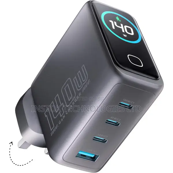 Powerology Voltflow Gan Wall Charger Pd 140w