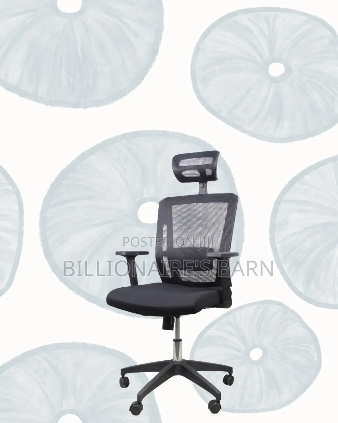 Adjustable Mesh Seat With Headrest | Perfect for Home Office