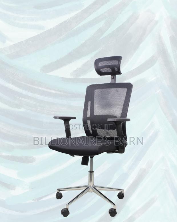 Office Mesh Chair With Lumbar Support | Comfort Meets Style - thumbnail 3